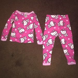 Hello Kitty Size 4 Girls 2 piece Pajamas